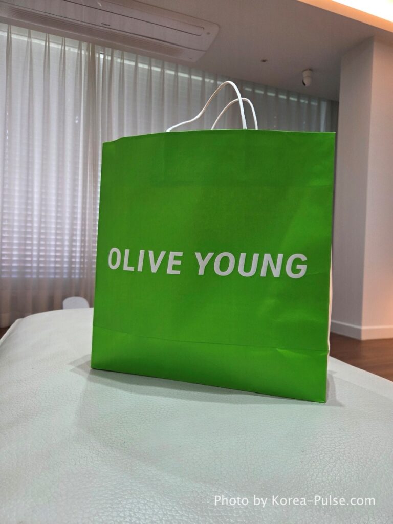 Olive Young: Korea's Beauty Bermuda Triangle 11 Olive Young green shopping bag — iconic K-beauty symbol
