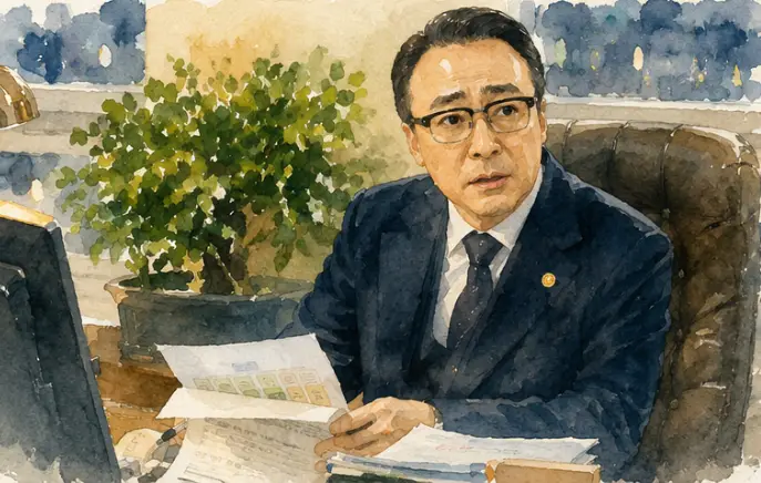 Teach You a Lesson Netflix : Korea's Most Satisfying Binge of 2026 3 Lee Sung-min as Minister Choi Gang-seok ERPB founder in Teach You a Lesson Netflix 2026