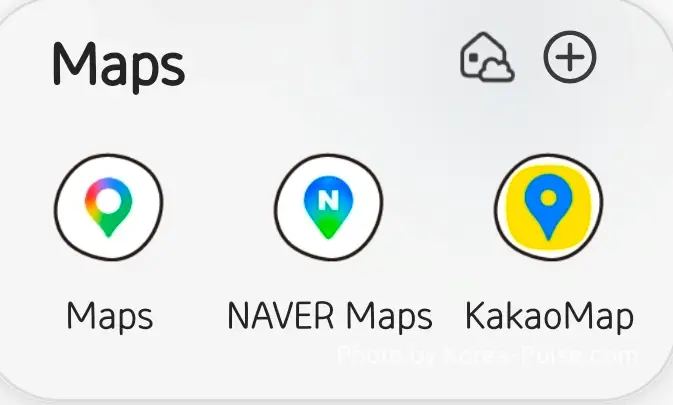 Google Maps in Korea: The 19-Year Wait Is Almost Over ― What to Install Before You Land 1 Google Maps in Korea with Naver Map and KakaoMap apps installed on a Korean smartphone home screen